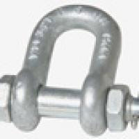 US drop forged bolt type safety chain shackle(G-2150)